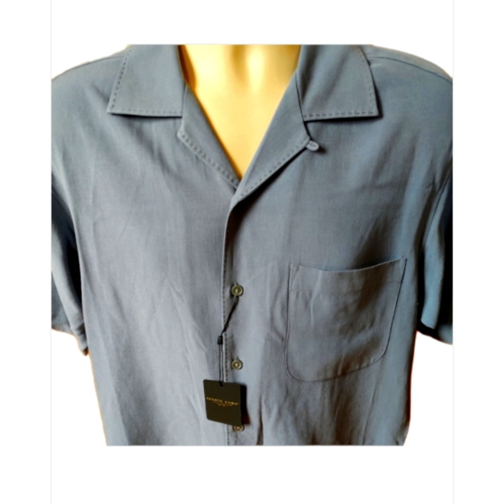 Pronto Uomo Classic Fit Men's Silk Shirt